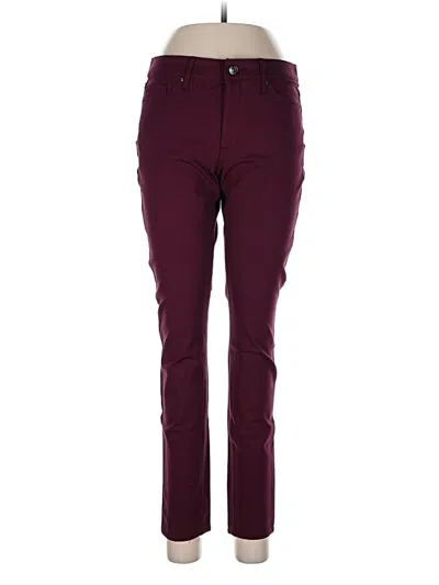 Pre-owned Nine West Casual Pants In Burgundy
