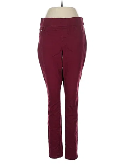 Pre-owned Nine West Casual Pants In Burgundy