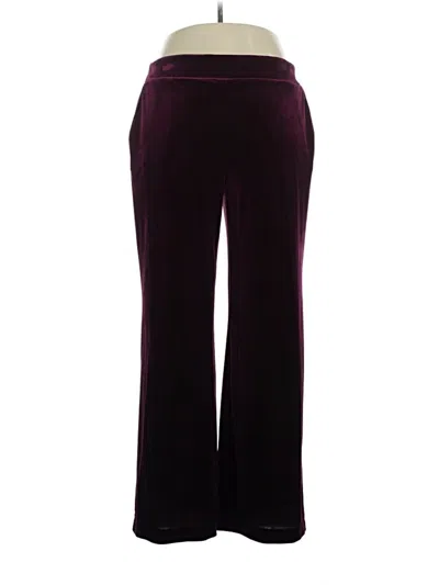 Pre-owned Nine West Casual Pants In Burgundy