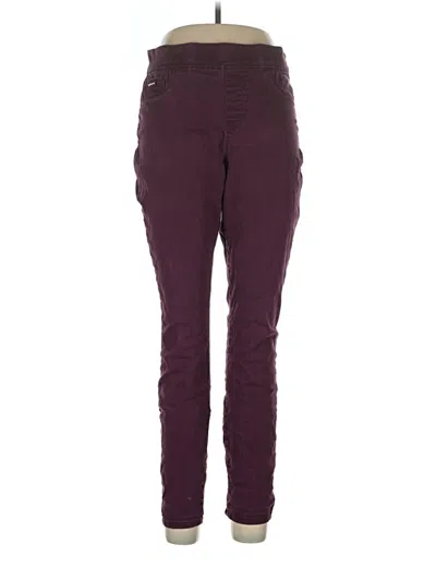 Pre-owned Nine West Casual Pants In Burgundy
