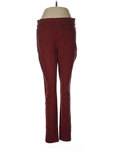 Pre-owned Nine West Casual Pants In Burgundy