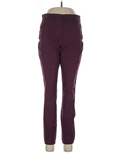 Pre-owned Nine West Casual Pants In Burgundy