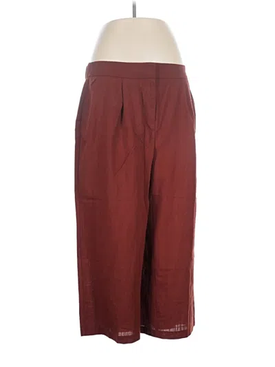 Pre-owned Nine West Casual Pants In Burgundy