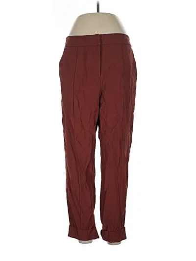 Pre-owned Nine West Casual Pants In Burgundy