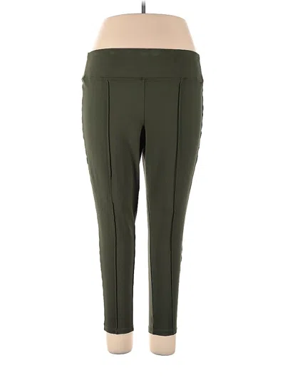 Pre-owned Nine West Casual Pants In Green
