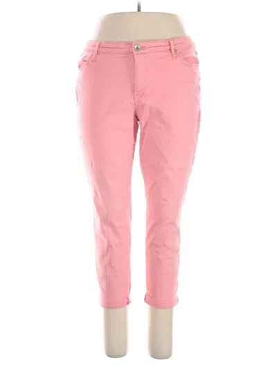 Pre-owned Nine West Casual Pants In Pink