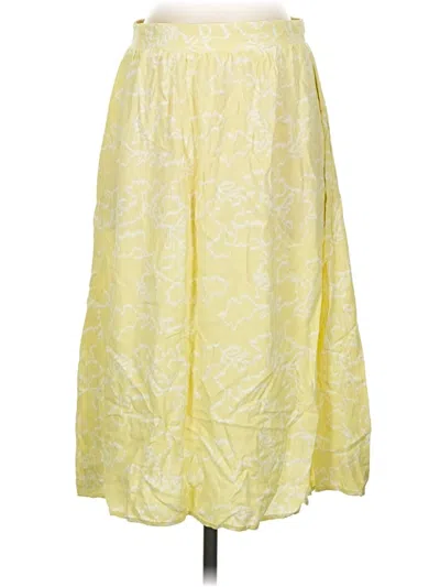 Pre-owned Nine West Casual Skirt In Yellow