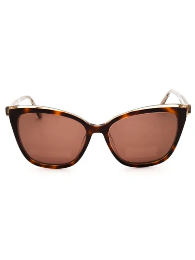 Nine West Cat Eye Women's Sunglasses - Nw660s Style In Brown