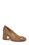 Nine West Women's Caven Square Toe Block Heel Dress Pumps In Light Brown