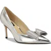 Nine West Ceryn Pointed Toe Pump In Silver