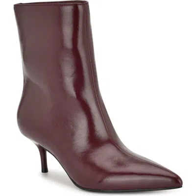 Nine West Charma Bootie In Red
