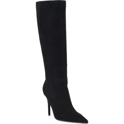 Nine West Cherri Faux Leather Knee High Boot In Black