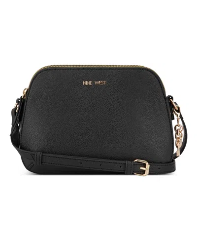 Nine West Cibrina Dome Crossbody Bag In Black