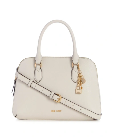 Nine West Cibrina Dome Satchel Bag In Milk