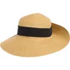 Nine West Ribbon Floppy Hat In Black