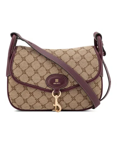 Nine West Cobel Convertible Flap Small Crossbody Handbag