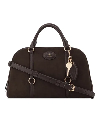 Nine West Cobel Medium Satchel Handbag In Brown
