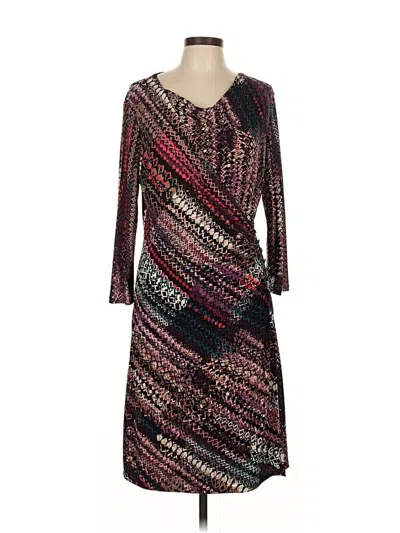 Pre-owned Nine West Cocktail Dress In Burgundy