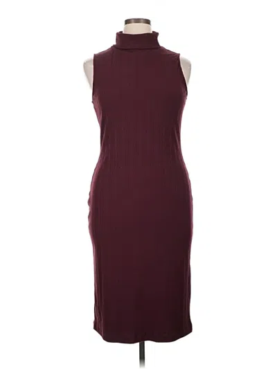 Pre-owned Nine West Cocktail Dress In Burgundy