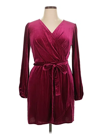 Pre-owned Nine West Cocktail Dress In Burgundy