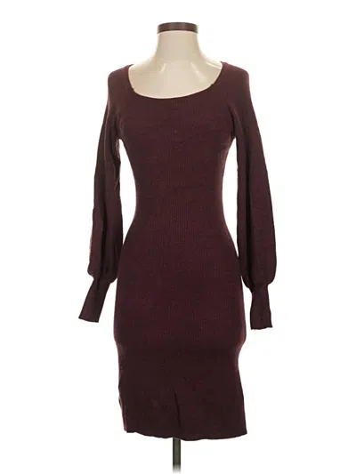 Pre-owned Nine West Cocktail Dress In Burgundy