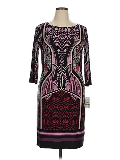 Pre-owned Nine West Cocktail Dress In Burgundy