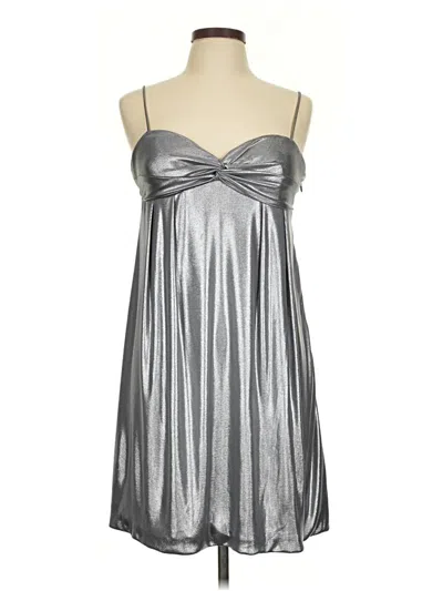 Pre-owned Nine West Cocktail Dress In Silver