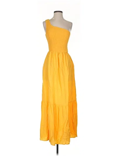 Pre-owned Nine West Cocktail Dress In Yellow