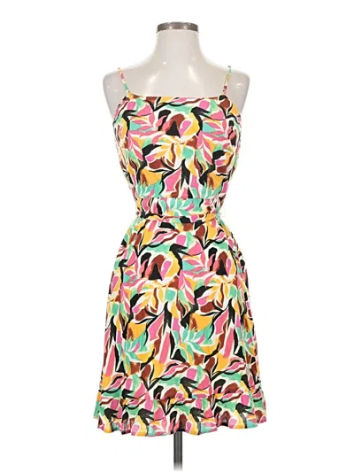 Pre-owned Nine West Cocktail Dress In Yellow