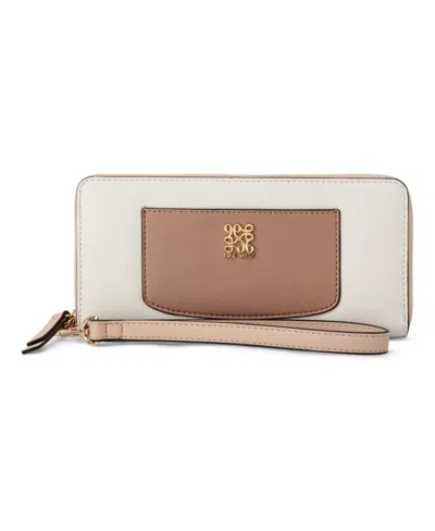 Nine West Coen Zip Around Wallet In Milk Multi