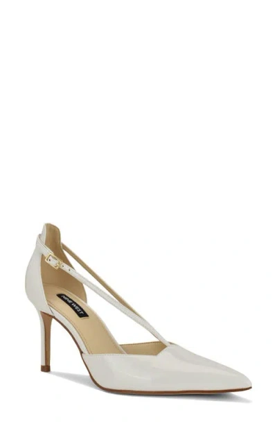 Nine West Collae Pointed Toe Pump In White