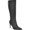 Nine West Cook Pointed Toe Knee High Boot In Black