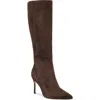 Nine West Women's Cook Tall Stiletto Dress Boots In Brown