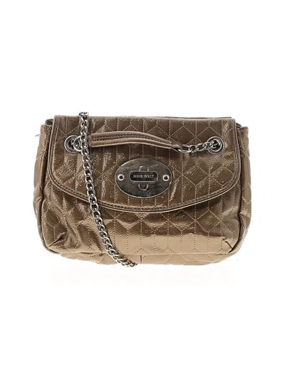 Pre-owned Nine West Crossbody Bag In Gold