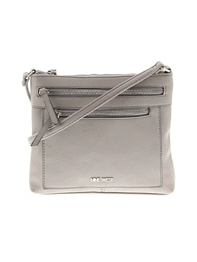 Pre-owned Nine West Crossbody Bag In Gray