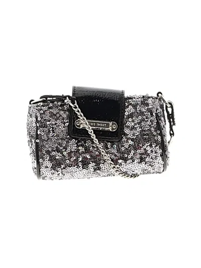 Pre-owned Nine West Crossbody Bag In Silver