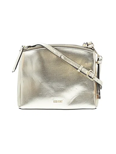 Pre-owned Nine West Crossbody Bag In Silver