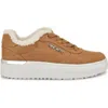 Nine West Cuddly Platform Sneaker In Cognac