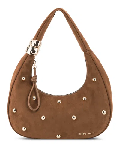 Nine West Daciana Medium Shoulder Handbag In Brown