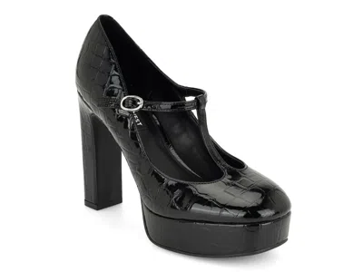 Nine West Daphni Platform Pump In Black