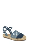 Nine West Darby Sandal In Medium Blue
