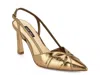 Nine West Darella Pointed Toe Slingback Pump In Brown
