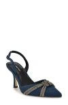 Nine West Deby Pointed Toe Slingback Pump In Multi