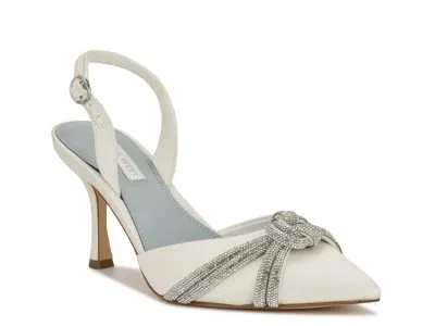 Nine West Deby Pump In White