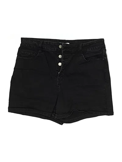 Pre-owned Nine West Denim Shorts In Black
