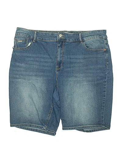 Pre-owned Nine West Denim Shorts In Blue