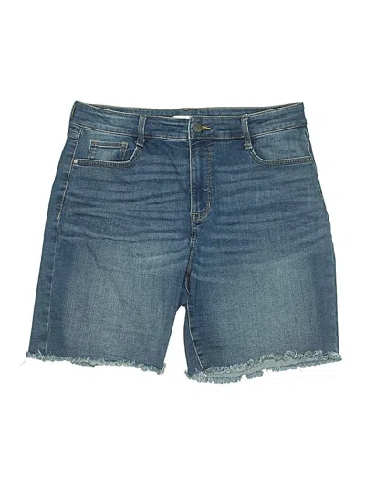 Pre-owned Nine West Denim Shorts In Blue