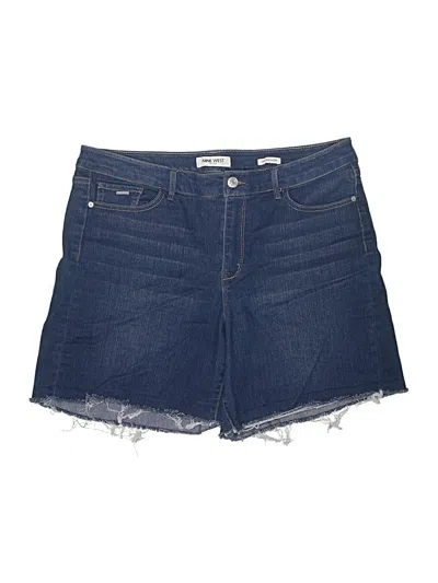 Pre-owned Nine West Denim Shorts In Blue