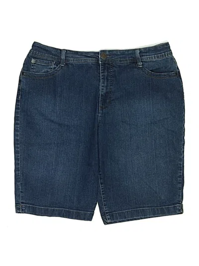 Pre-owned Nine West Denim Shorts In Blue