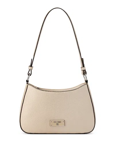 Nine West Designer Charmaine Medium Shoulder Bag In Champagne